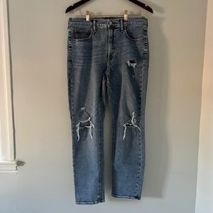 GAP High Rise Cigarette Jeans